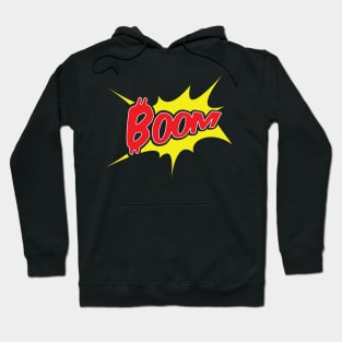 Boom- Bitcoin Funny Comics Style Design Hoodie